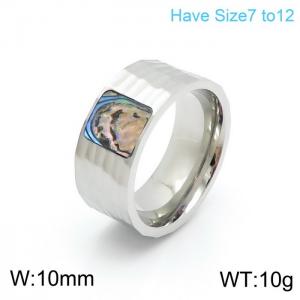 Stainless Steel Special Ring - KR100837-K