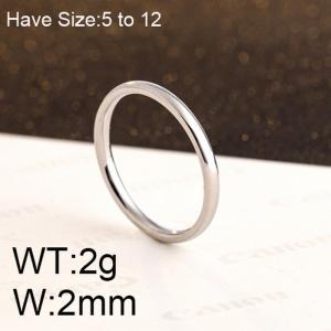 Stainless Steel Special Ring - KR101441-WGRH