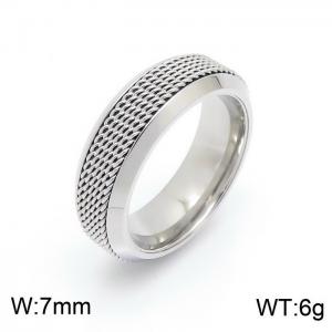 Stainless Steel Special Ring - KR101788-GC