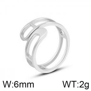 Stainless Steel Special Ring - KR102173-WGML