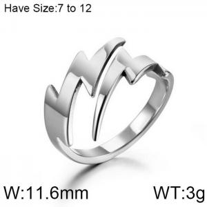 Stainless Steel Special Ring - KR102203-WGSJ