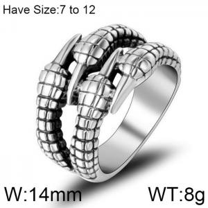 Stainless Steel Special Ring - KR102210-WGSJ