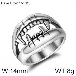 Stainless Steel Special Ring - KR102230-WGSJ