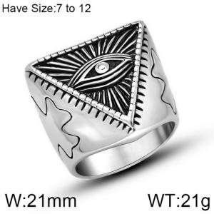 Stainless Steel Special Ring - KR102246-WGSJ