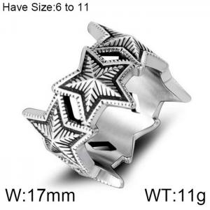 Stainless Steel Special Ring - KR102254-WGSJ