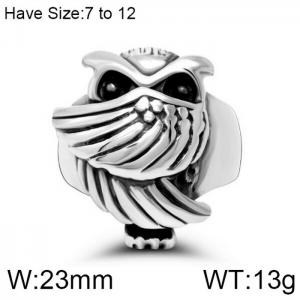 Stainless Steel Special Ring - KR102265-WGSJ