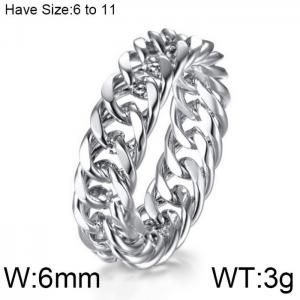 Stainless Steel Special Ring - KR102272-WGSF
