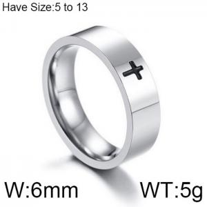 Stainless Steel Special Ring - KR102274-WGSF