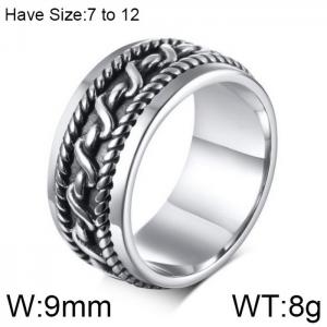 Stainless Steel Special Ring - KR102281-WGSF