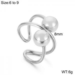 Stainless Steel Special Ring - KR102875-Z