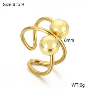 Stainless Steel Special Ring - KR102876-Z