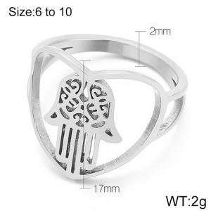Stainless Steel Special Ring - KR103602-WGQZ