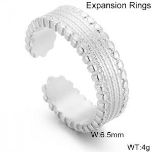 Stainless Steel Special Ring - KR103607-WGYC