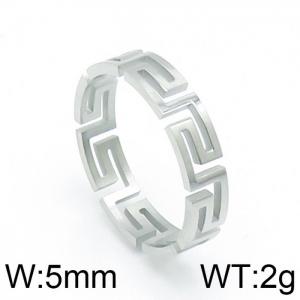 Stainless Steel Special Ring - KR103794-WM