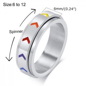 Stainless Steel Special Ring - KR104101-WGSF