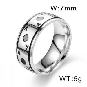 Stainless Steel Special Ring - KR104500-WGDC