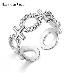 Stainless Steel Special Ring - KR106087-WGDC