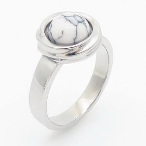 Stainless Steel Stone&Crystal Ring - KR110316-TZN