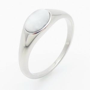Stainless Steel Stone&Crystal Ring - KR110321-TZN