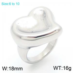 Stainless Steel Special Ring - KR110697-K