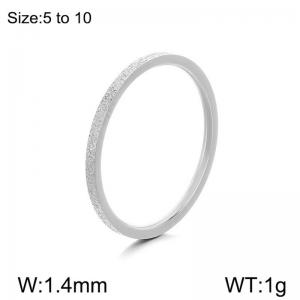 Stainless Steel Special Ring - KR114764-GC
