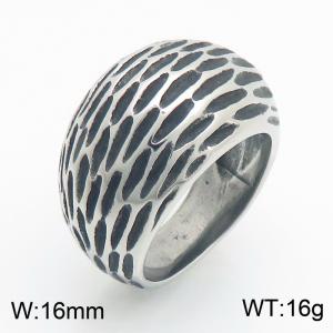 Men's Fashion Jewelry Stainless Steel Casting Ring - KR114794-KJX