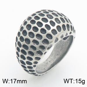 Men's Fashion Jewelry Stainless Steel Casting Ring - KR114797-KJX