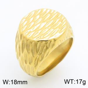 Men's Fashion Jewelry Stainless Steel Casting Ring - KR114806-KJX