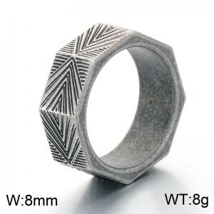 Stainless Steel Special Ring - KR115634-GC