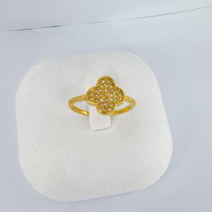 Stainless Steel Stone&Crystal Ring - KR116186-SXSJ