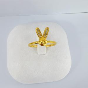 Stainless Steel Stone&Crystal Ring - KR116187-SXSJ
