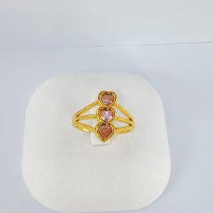 Stainless Steel Stone&Crystal Ring - KR116195-SXSJ