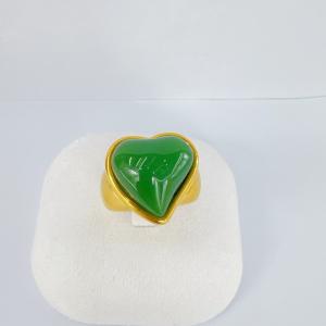 Stainless Steel Stone&Crystal Ring - KR116197-SXSJ