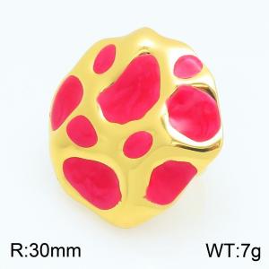 Stainless Steel Gold-plating Ring - KR116255-SP