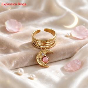 Stainless Steel Stone&Crystal Ring - KR116635-SXSJ