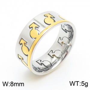 Stainless Steel Special Ring - KR12075-K