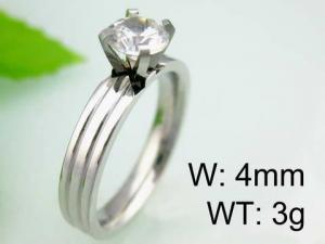 Stainless Steel Lover Ring - KR21999-WM