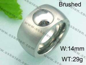 Stainless Steel Casting Ring - KR36353-K