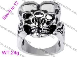 Stainless Skull Ring - KR36802-K