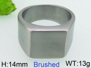 Stainless Steel Special Ring - KR39585-TOM