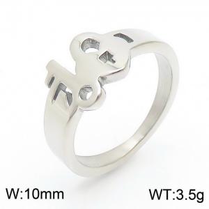 Stainless Steel Special Ring - KR44047-K