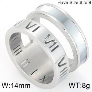Stainless Steel Special Ring - KR44372-K