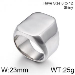 Stainless Steel Special Ring - KR44713-BD
