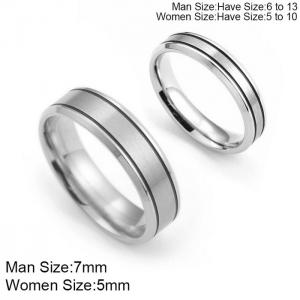 Stainless Steel Lover Ring - KR47311-K