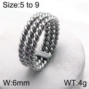 Stainless Steel Special Ring - KR47900-Z