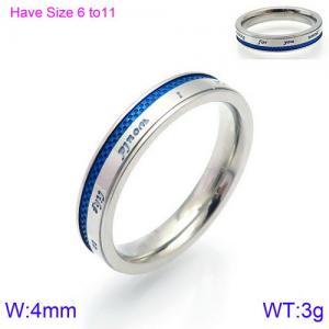 Stainless Steel Special Ring - KR85972-K