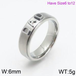 Stainless Steel Special Ring - KR86462-K