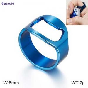 Stainless Steel Special Ring - KR91510-WGHB