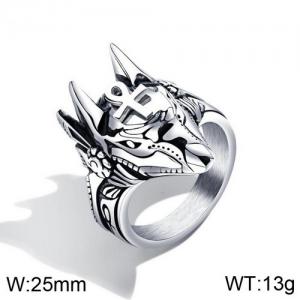 Stainless Steel Special Ring - KR91754-WGTY