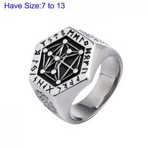 Stainless Steel Special Ring - KR92769-WGWJ
